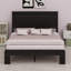 Structure de lit plateforme silencieuse en bois avec assemblage facile et rangement spacieux sous le lit-2146796181