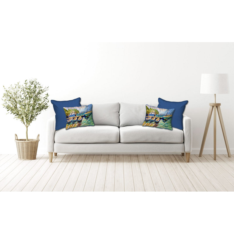 Outdoor Throw Pillow, 16"H x 20"W