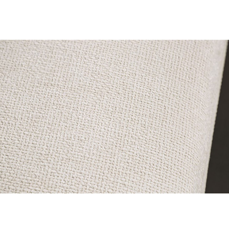 Causeuse Perpetue, Lin chenille blanc