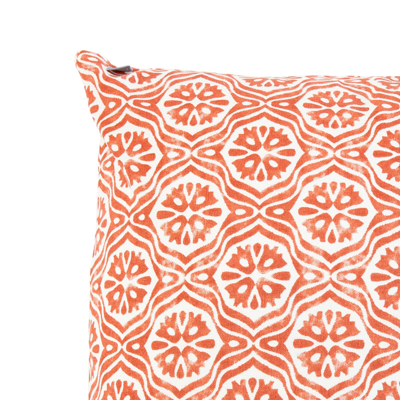 Coussin Fairfield, 26 po x 26 po, Rouge