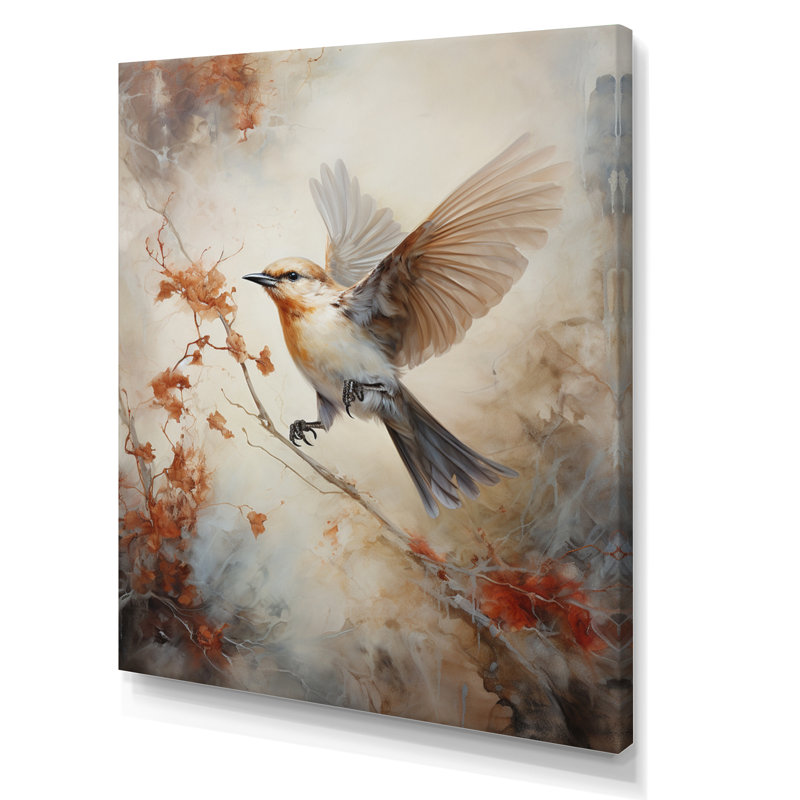 Bird Wings Of Wonder - animaux, art mural, salon, H 40 po x l 30 po x P 1,5 po, Toile tendue