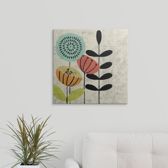 Annuziata «Ada's Garden I», impression, H 35 po x l 35 po x 1,5 po, Toile