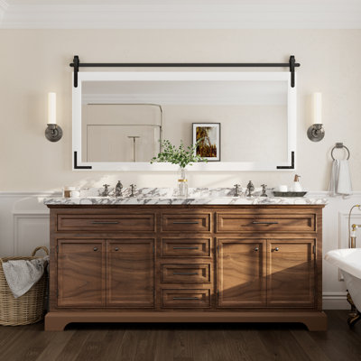 Miroir mural Amara Rustic Farmhouse