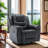 Dreauna Faux Leather Home Theater Seat-78980777