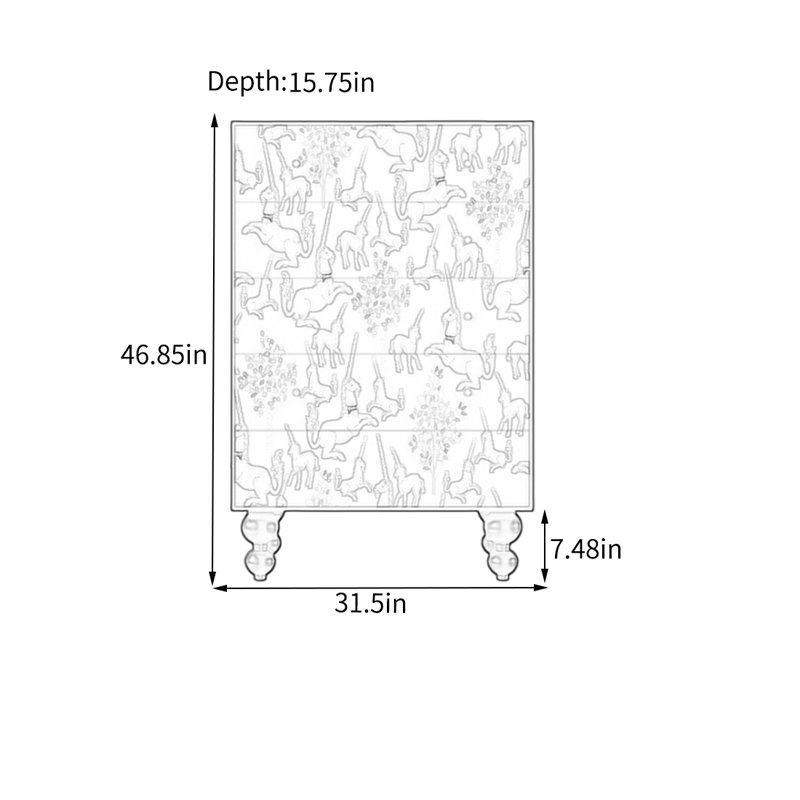 Armoire de rangement spacieuse en noyer