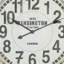 Horloge murale blanche Delgado