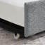 Lit de jour avec couchette rembourrée et capitonnée, tissu Boucle (lit de jour)-2006186616