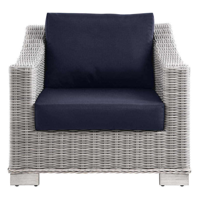Fauteuil Modway Conway, Sunbrella® bleu marine
