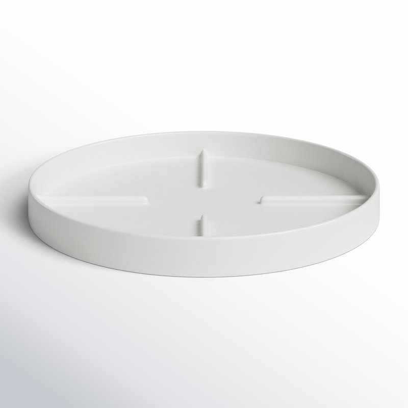 Noha Saucer, Blanc, H 1,25 po x l 13 po x P 13 po
