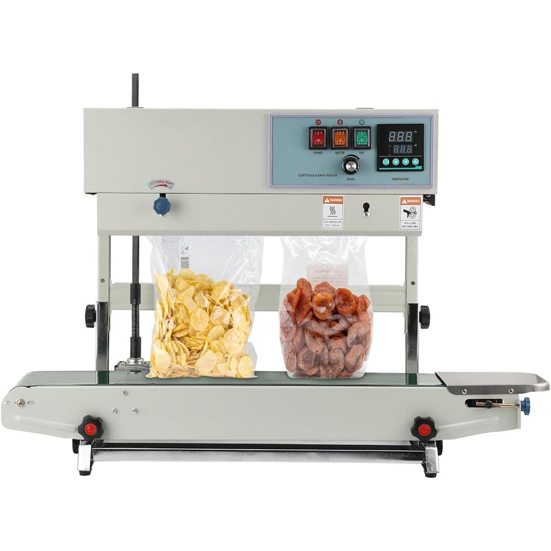 Vertical Continuous Band Sealer - Automatic Sealing With Digital Temperature Control