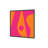 Good Black Art | Magenta Orange Wall Art by Holly McWhorter | Limited Edition | Solid Wood Frame-105206712-105206710
