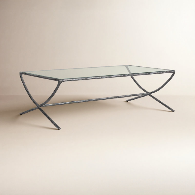 Table basse Evelynn, Argent argent