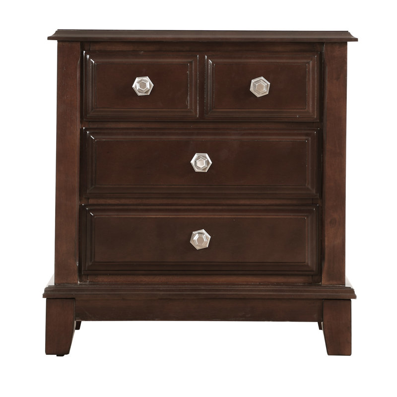 Night Stand With Ample Storage And Design