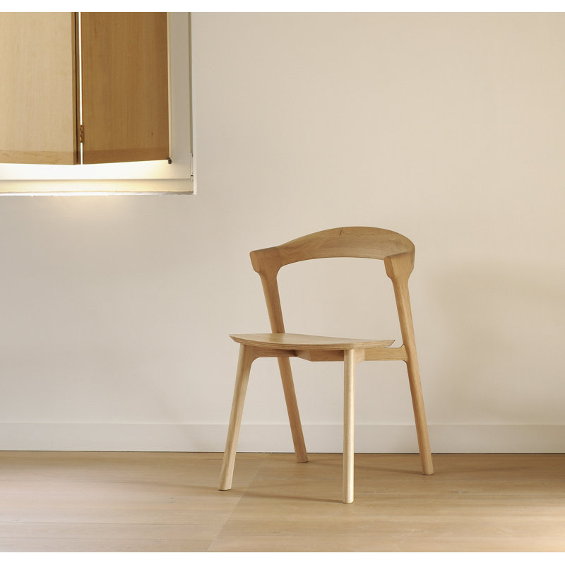 Bok Solid Wood Dining Chair, Natural Oak