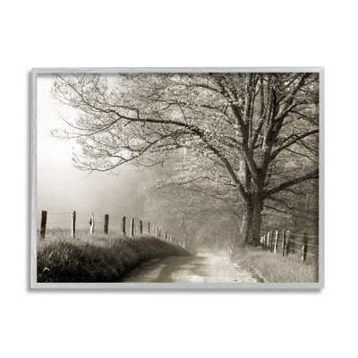 Sentier clôturé de paysage champêtre par Danita Delimont - photographie