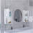 Oba 2-Pc Wall-Mounted Bathroom Medicine Cabinet With Open And Closed Storage-1377558611