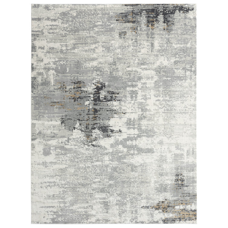 Tapis abstrait gris