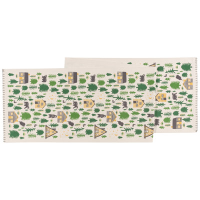 Lyrica Geometric 100% Cotton Table Runner