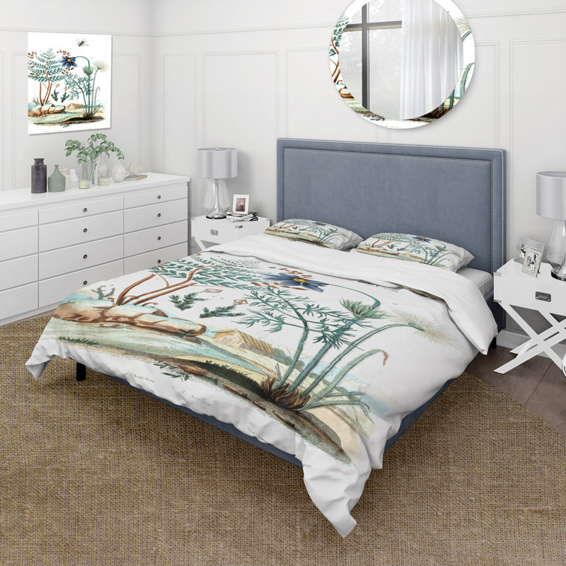 Ensemble de housse de couette style campagne antique Vintage, Housse de couette très grand + 2 très grandes ta