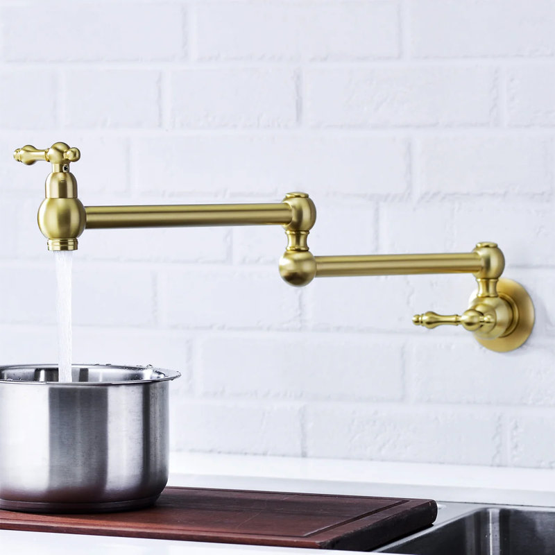 Dilon Kitchen Faucet, Brushed Gold