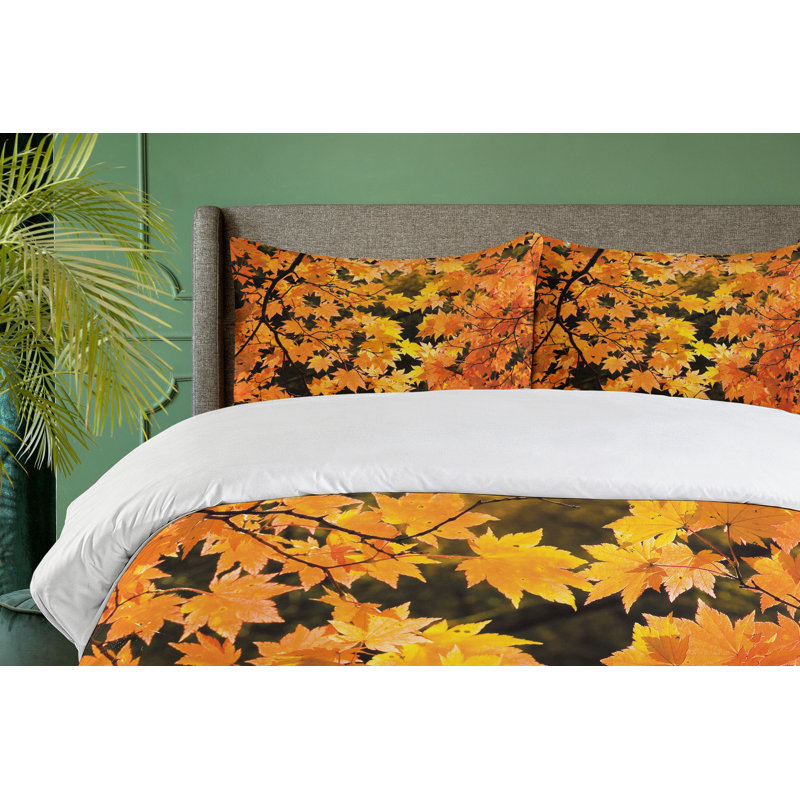 Ensemble de housse de couette automne, Très grand