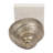 Figurine Metal and Marble Coastal Shell Design with Modern Spiraling Form on Solid Stone Base Inspired by Contemporary Nautical Trends in Mixed Materials Woods and Metals for Stylish Accent Decor-1163792284