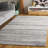 Houbler Ebony Hand Tufted Wool Pile Abstract Rug-98674069