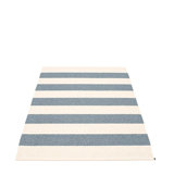 Bob Striped Area Rug in Navy/Beige
