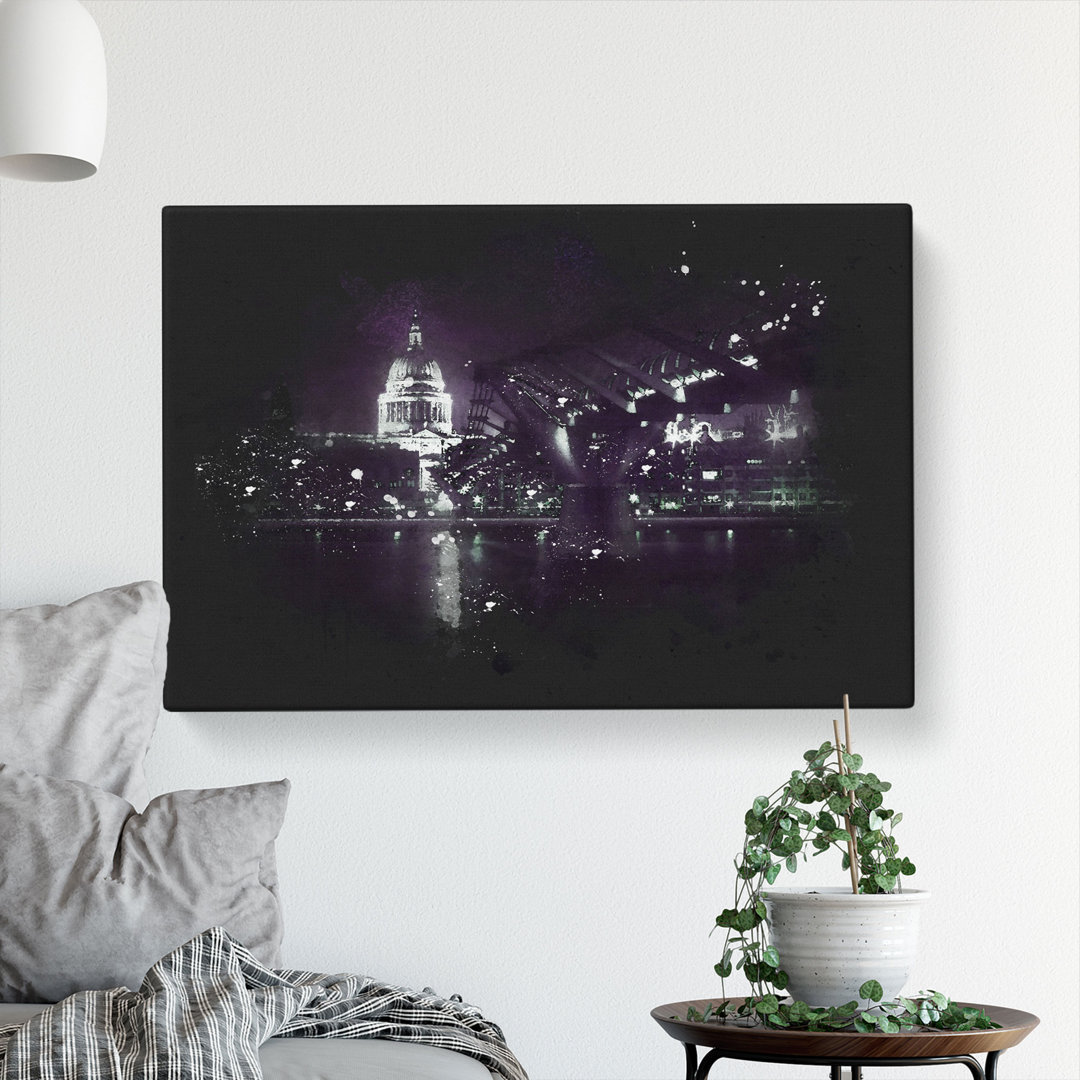 St Pauls Cathedral in London - Wrapped Canvas