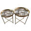Glass Top Side Table Set