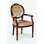 Tufted Upholstered Arm Chair in Cream
