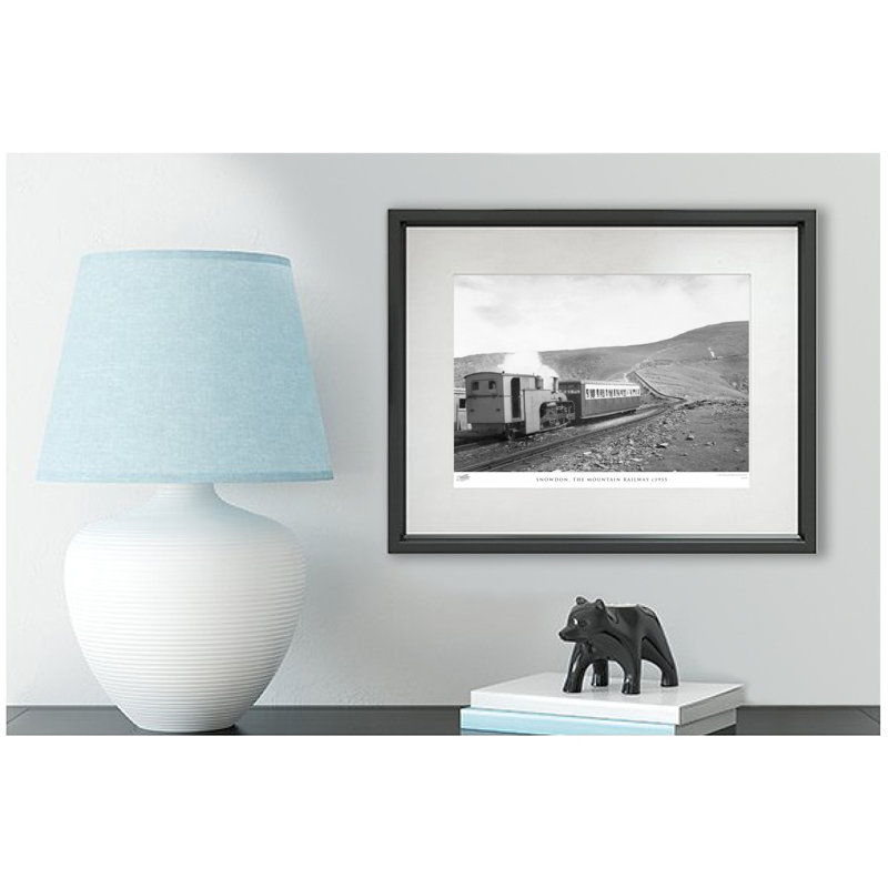 Snowdon, The Mountain Railway C1955 by Francis Frith - Single Picture Frame Print, 28cm H x 36cm W x 2.3cm D