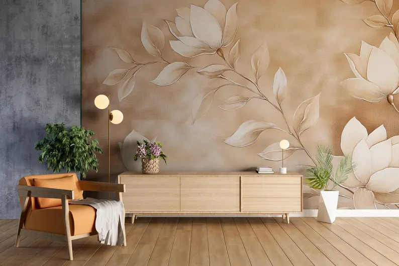 Doux harmonie magnolia, L 108 po x l 192 po
