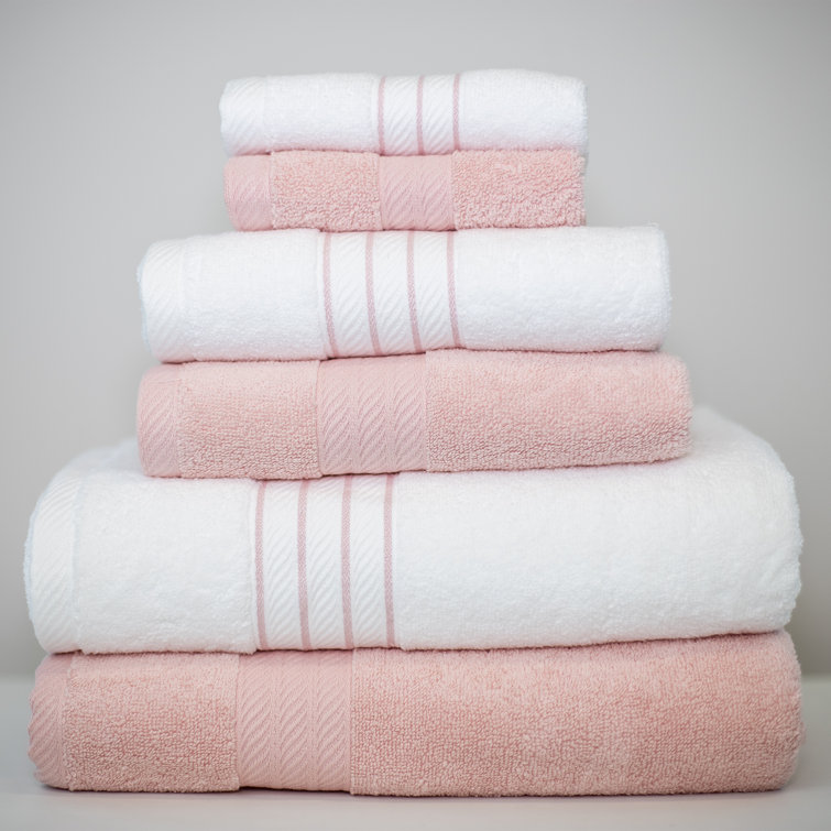 Zero Twist Towels Rose / Bath Towel (Set of 2)