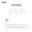 Lit simple avec lit plateforme en métal gris et lattes de bois-1564663897-1575278413