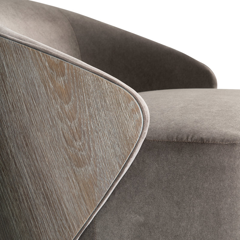 Gianni Swivel Armchair, Gray 5547-010