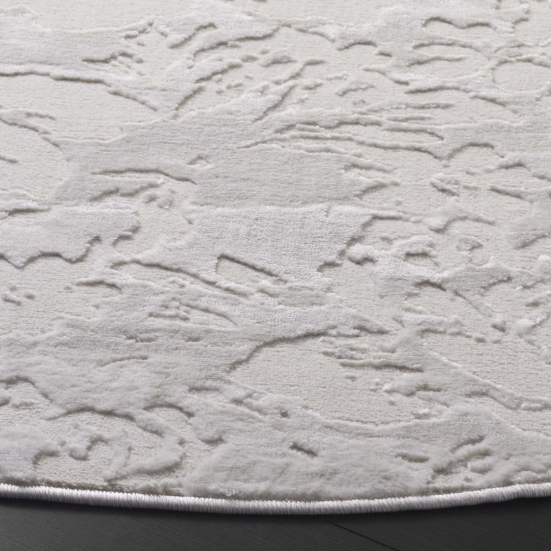 Dubree 100 Performance Floral Rug, Round 6'3"