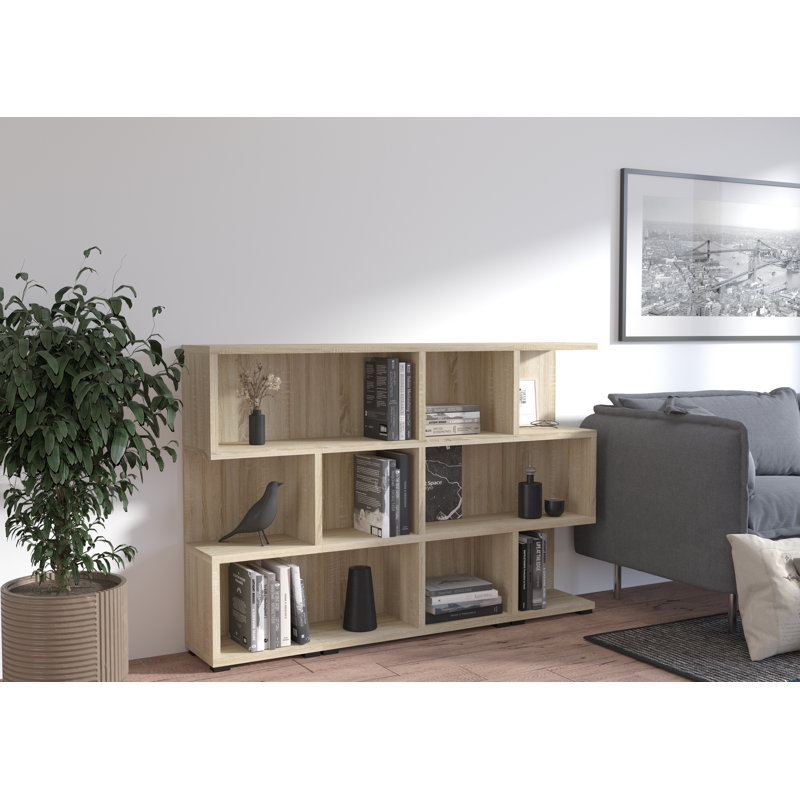 Nandan Ebern Designs 112.5cm H Book Stand, Grey 
