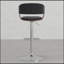 Tabouret de bar pivotant polyvalent et polyvalent