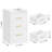 3 Piece Modern Bedroom Set With LED Storage Bed & Charging Nightstands-1477984080