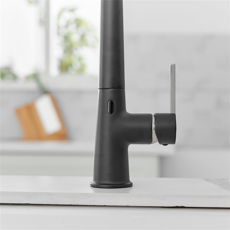 AWZTOO Touchless Kitchen Faucet, Matte Black