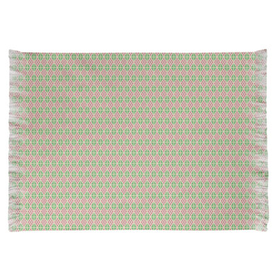 Tapis rouge/vert diamants Mcguigan