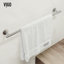 Ensemble de quincaillerie de salle de bain chrome 3 pièces VIGO avec porte-serviettes 24 po, porte-papier hygiénique et porte-serviettes Elan-124825273