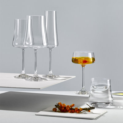 Demaje Crystal Champagne Saucers 220ml - Set of 6