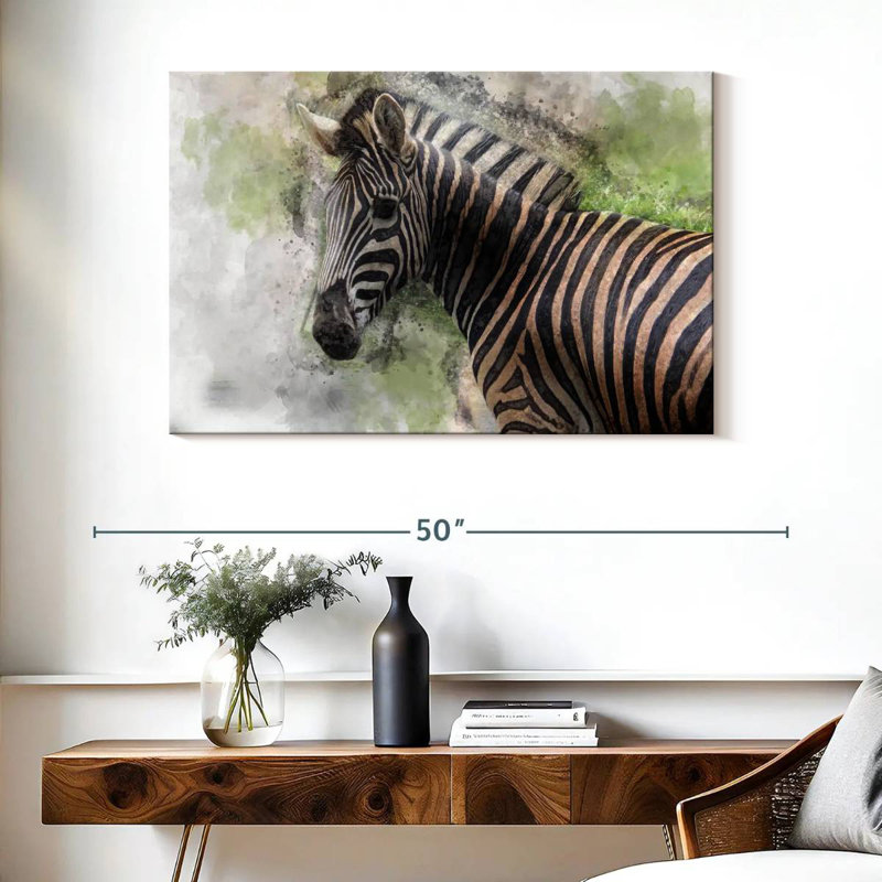 Brampt Magnificent Zebra, 26" H x 39" W
