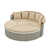 Coussin café clair / cadre gris est en rupture de stock