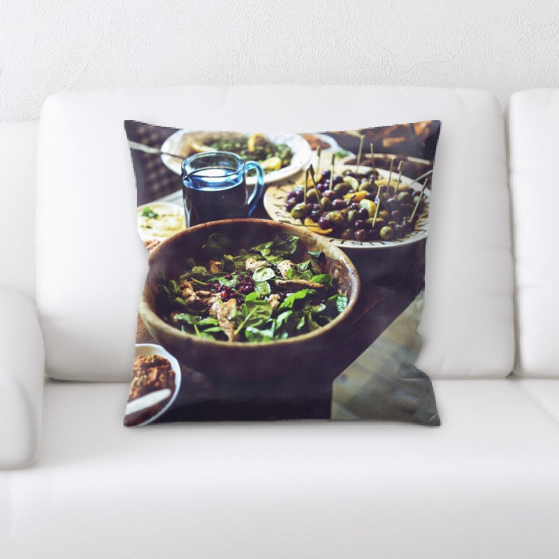 Mikaela Microsuede Reversible Throw Pillow