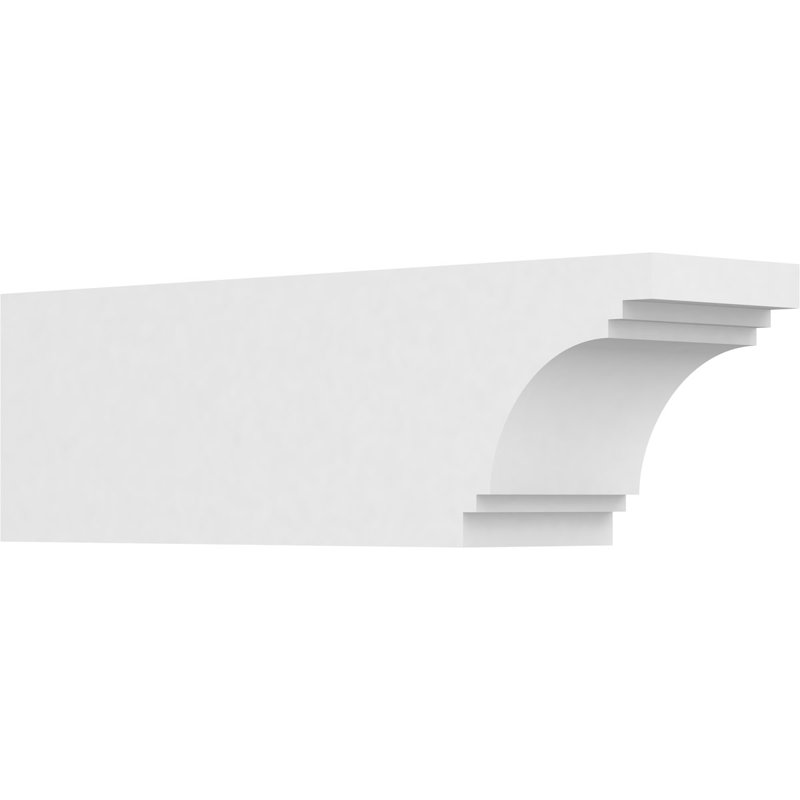 5"W x 6"H x 20"L Standard Pescadero Architectural Grade PVC Rafter Tail, 6"H x 5"W x 20"D