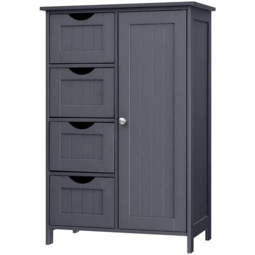 Notker 55Cm W x 82Cm H x 30Cm D Free-Standing Bathroom Cabinet