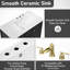 Sharon 30'' Single Bathroom Vanity With Ceramic Top-524816022